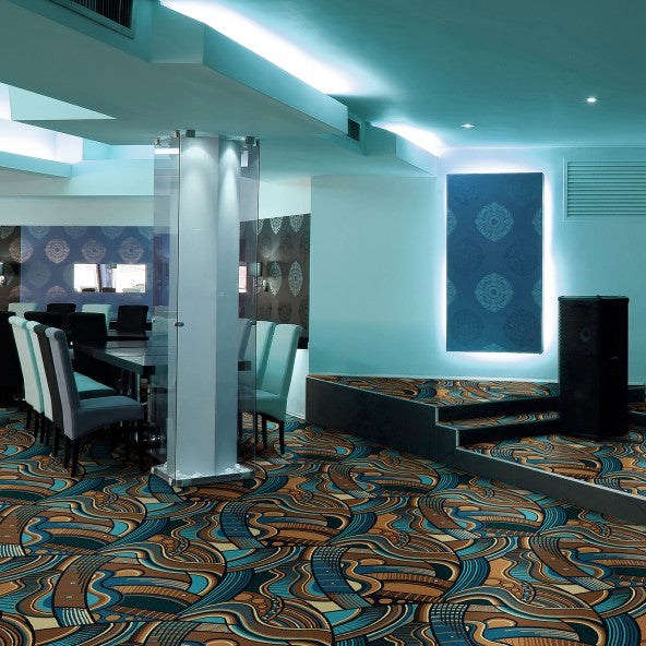 Blue Note Home Theater Carpet-Carpet-Home Movie Decor with Home Theater Mart - Located in Chicago, IL