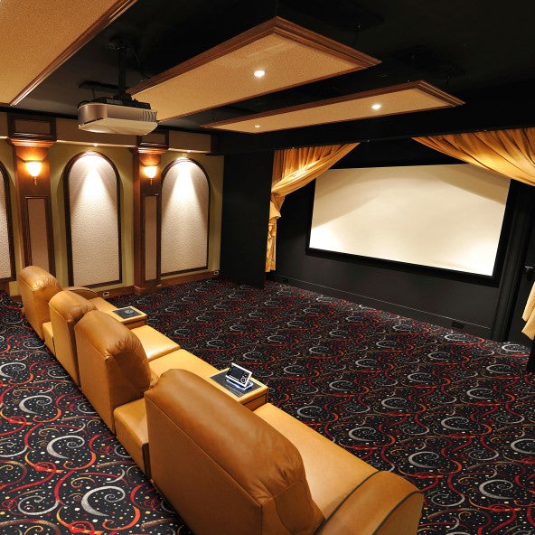 Double Down Home Theater Carpet-Carpet-Home Movie Decor with Home Theater Mart - Located in Chicago, IL
