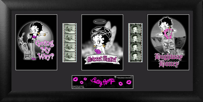 Betty Boop Film Cell Trio S1-Film Cell-Home Movie Decor with Home Theater Mart - Located in Chicago, IL