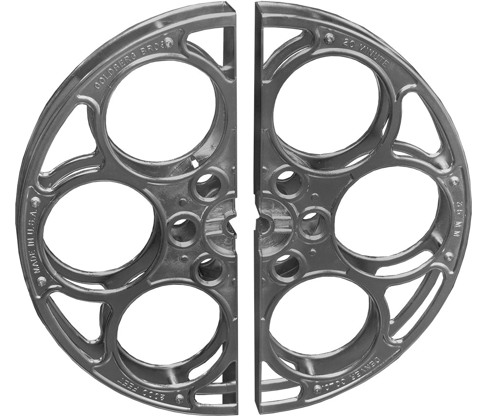 Film Reel Door Pulls - Made From Authentic Goldberg Film Reels-Door Pull-Home Movie Decor with Home Theater Mart - Located in Chicago, IL