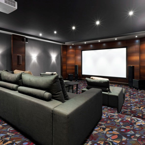 Home sales theater carpet