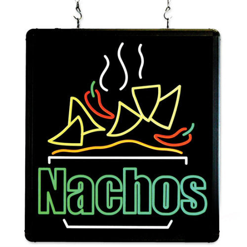 LED Nachos Sign Ultra-Bright Benchmark 92004-Home Movie Decor with Home Theater Mart - Located in Chicago, IL