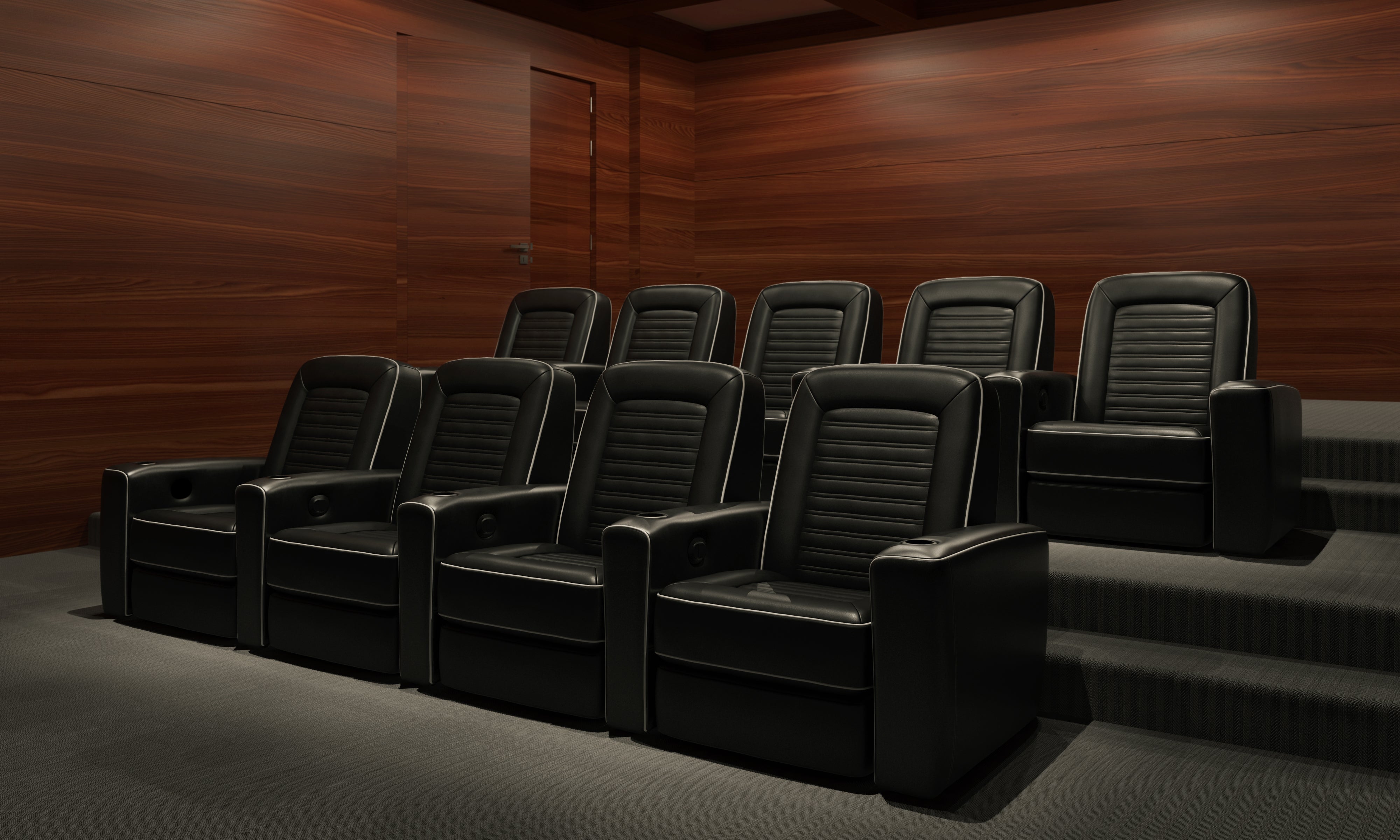 Lilliana Modular Recliner-Home Movie Decor with Home Theater Mart - Located in Chicago, IL