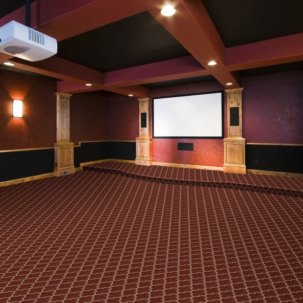 Moroccan Print Theater Carpet Home Theater Mart Chicago, IL