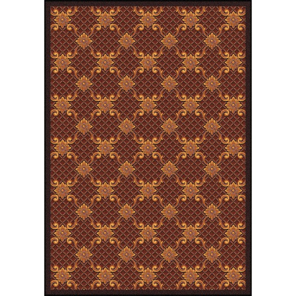 Queen Anne Design Home Rug Royal Brocade Theater Rug | Home Theater Mart | Chicago, IL