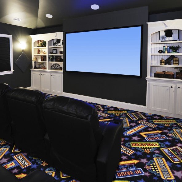 Theater District Home Theater Carpet-Home Movie Decor with Home Theater Mart - Located in Chicago, IL