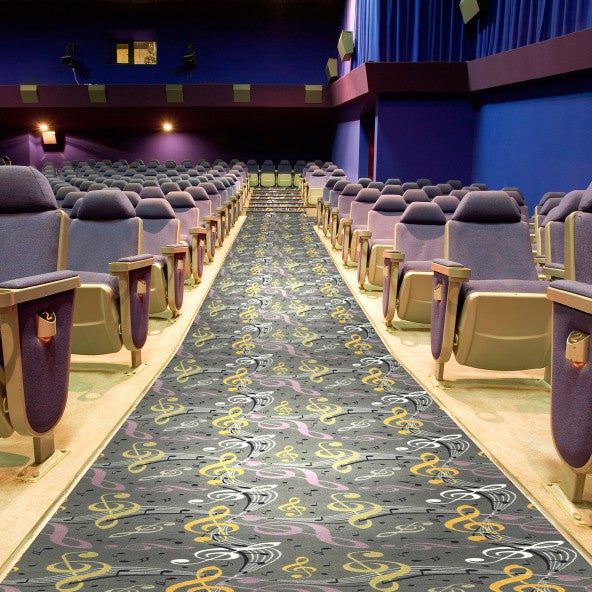 Virtuoso Home Theater Carpet-Home Movie Decor with Home Theater Mart - Located in Chicago, IL